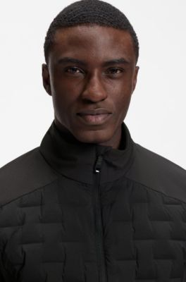 Water-repellent jacket with certified down filling, Black