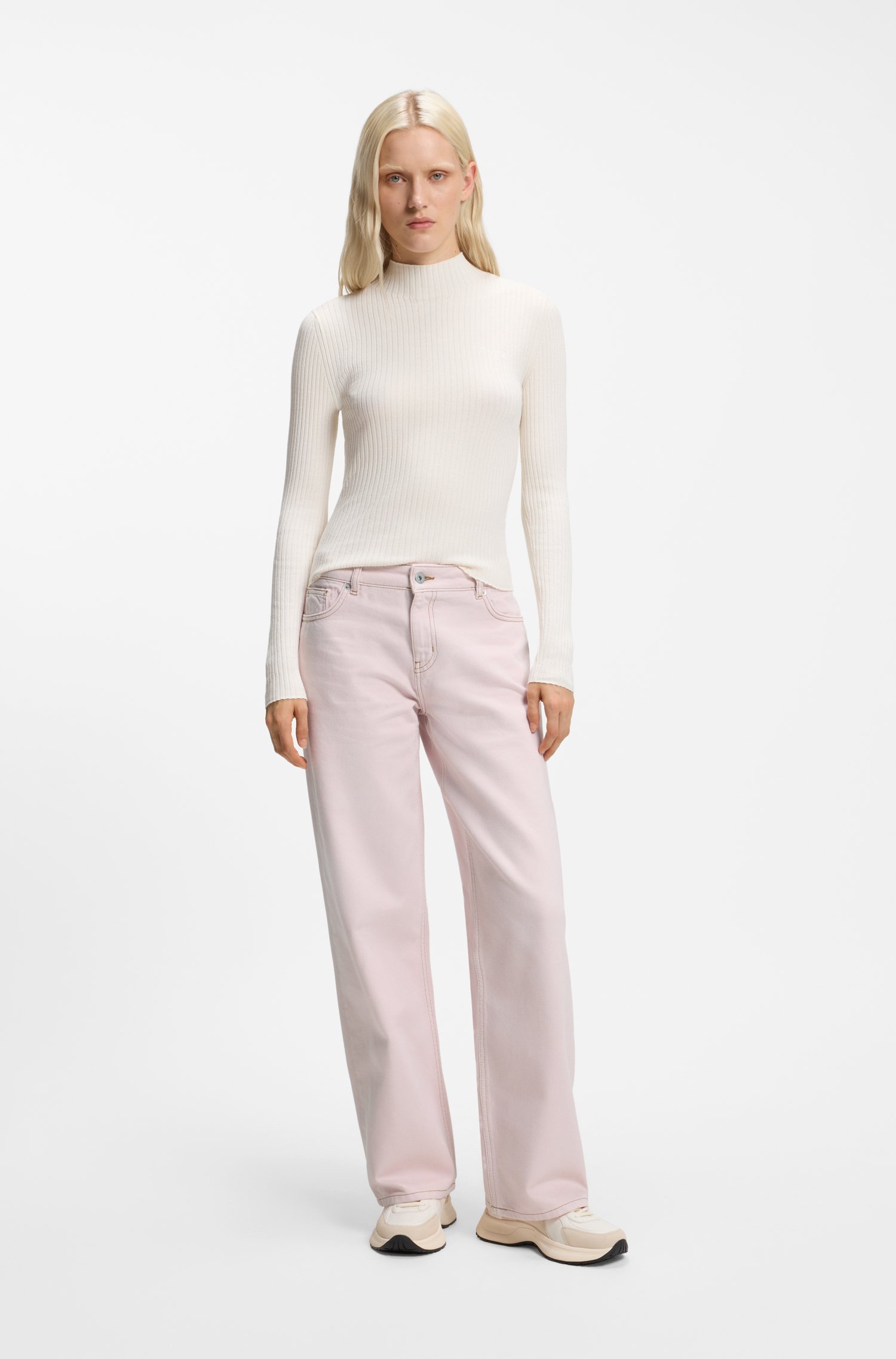 Hugo Loose-fit jeans in rose-coloured denim dam – bild 2