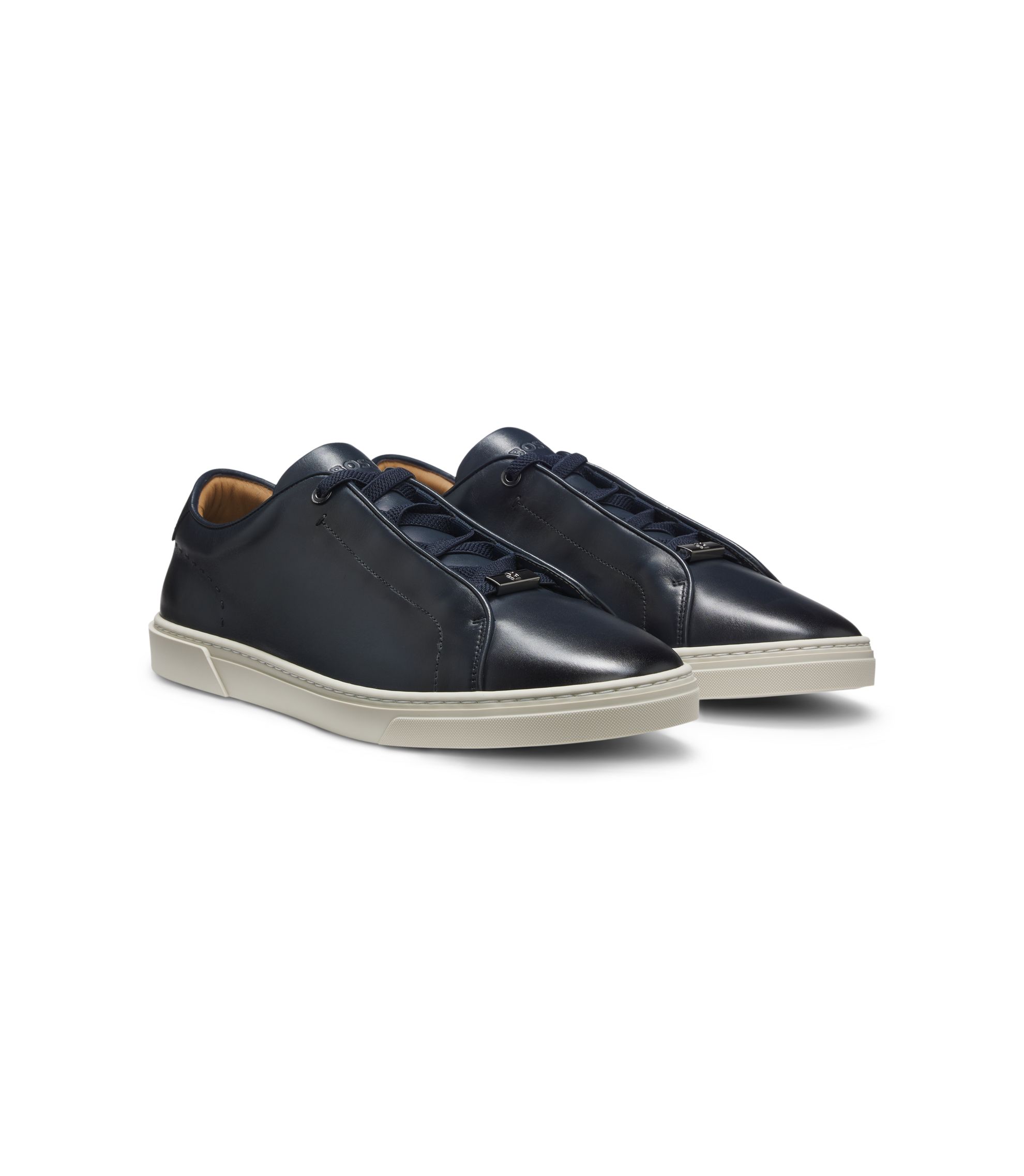 Gary trainers in brushed leather