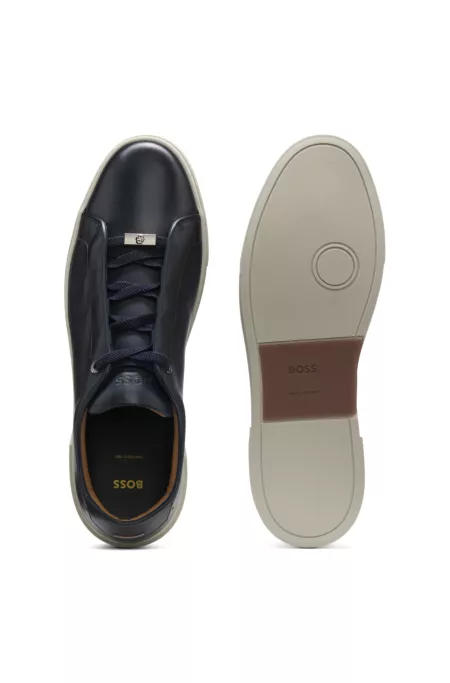 Gary trainers in brushed leather