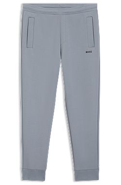 Cotton-blend tracksuit bottoms with embroidered logo
