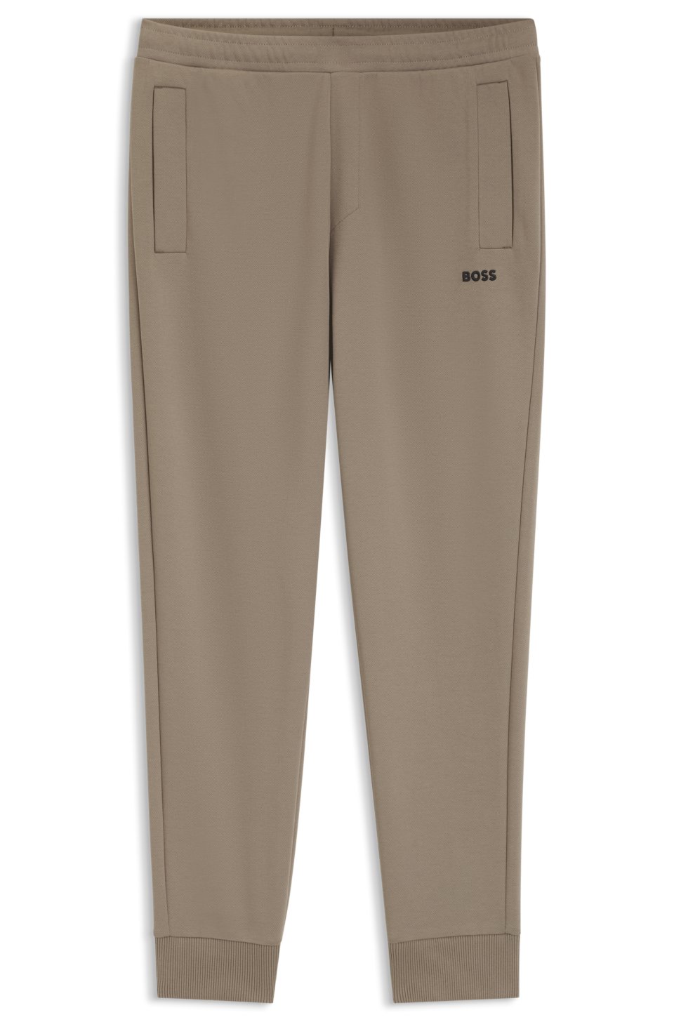 Cotton-blend tracksuit bottoms with embroidered logo