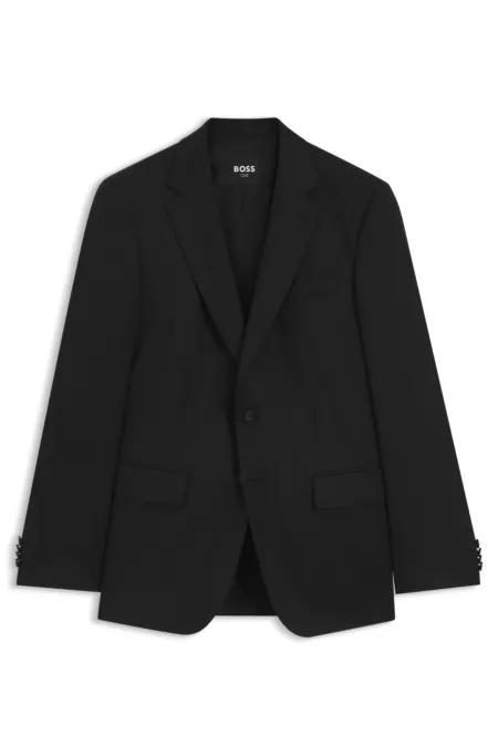 Veste de costume Slim en sergé de laine vierge