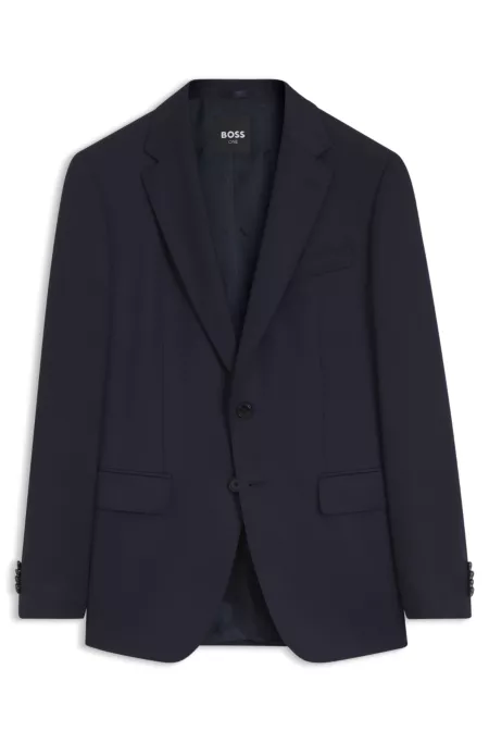 Slim-Fit Sakko aus Schurwoll-Serge