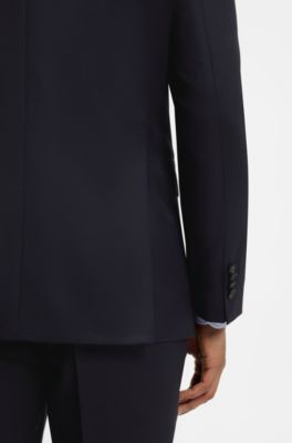 BOSS ONE slim-fit suit jacket, Dark Blue
