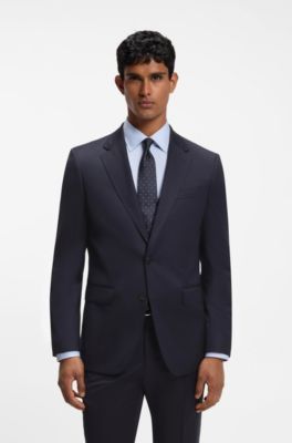 BOSS ONE Slim-Fit Sakko, Dunkelblau