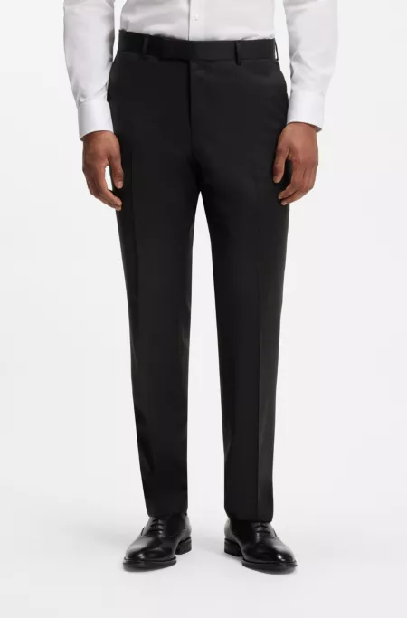 Slim-Fit Hose aus Schurwoll-Serge