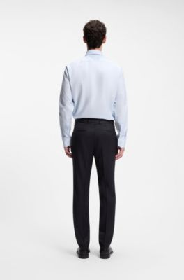 BOSS ONE slim-fit trousers, Dark Blue