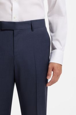 BOSS ONE slim-fit trousers, Light Blue