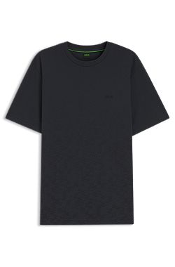 T-Shirt aus Baumwoll-Piqué mit Allover-Print