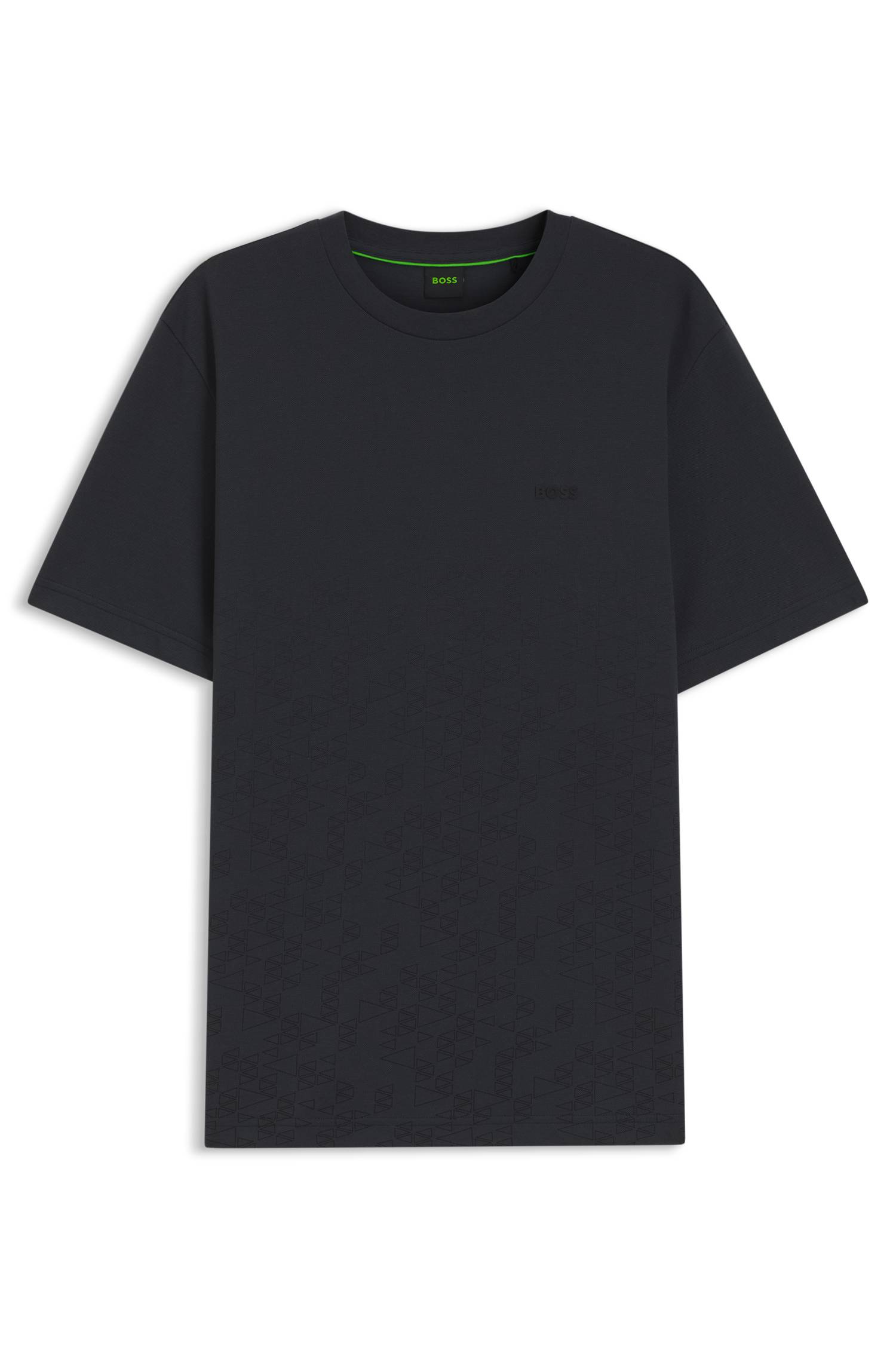 Boss Cotton-piqué T-shirt with all-over print herr – bild 4