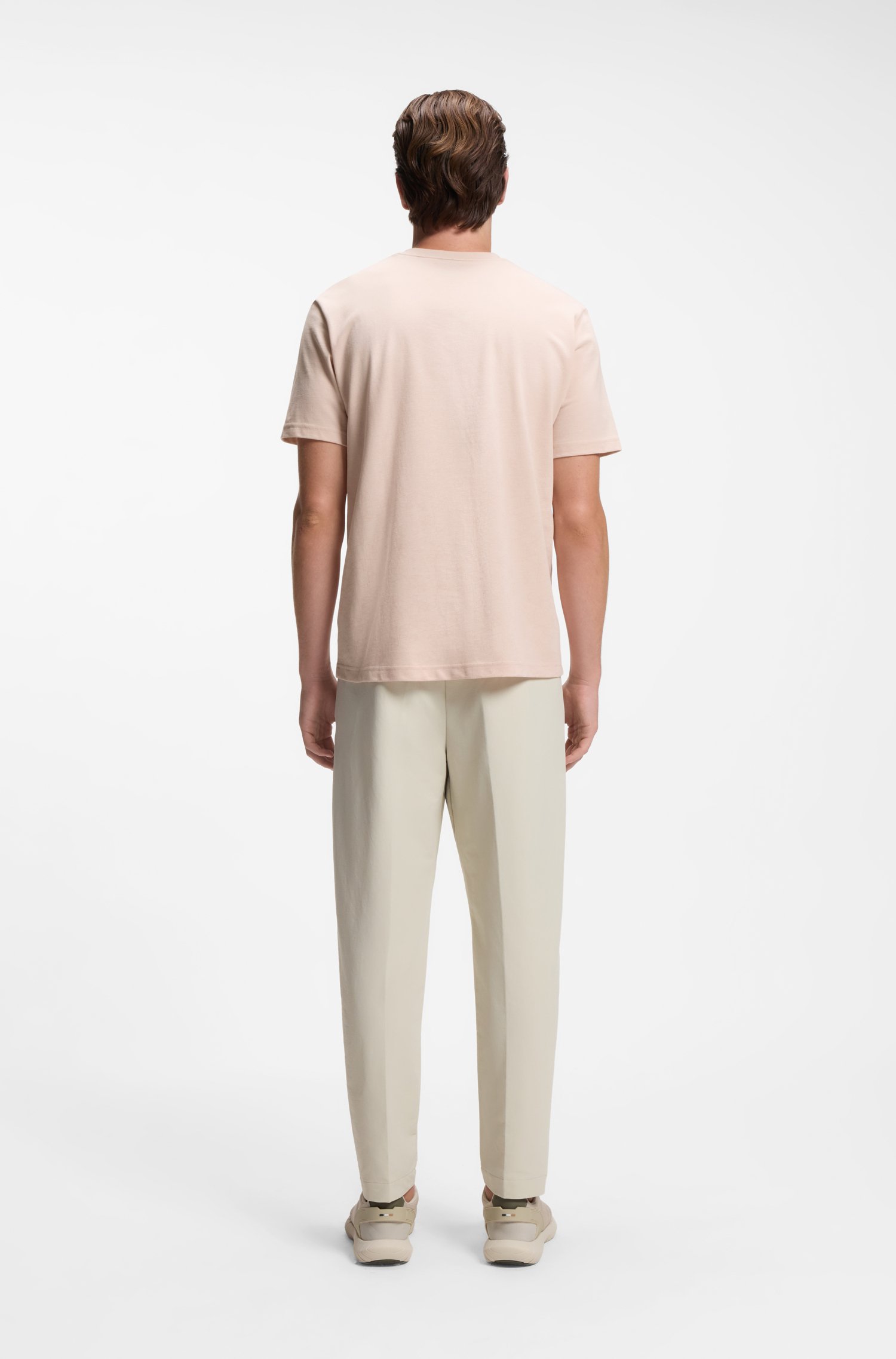 Boss Cotton-piqué T-shirt with all-over print herr – bild 3