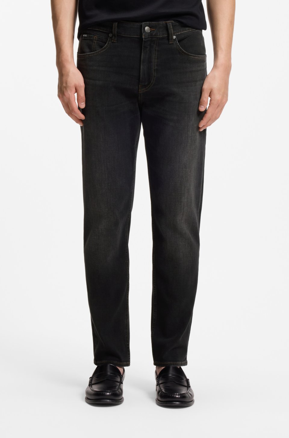 Maine Regular-fit jeans in stretch cotton blend