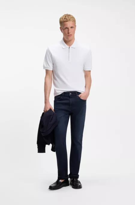 Slim-fit jeans in stretch cotton blend