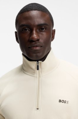 Cotton-blend jacket with metallic logo 3