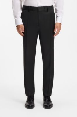 BOSS ONE slim-fit trousers, Black