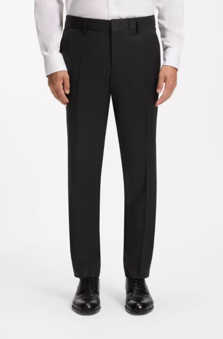 Slim-Fit Hose aus Schurwoll-Serge