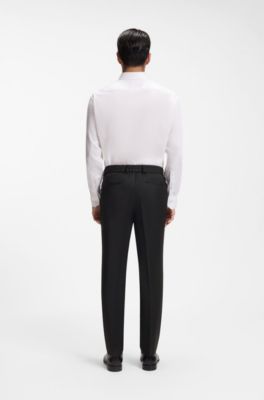 BOSS ONE slim-fit trousers, Black