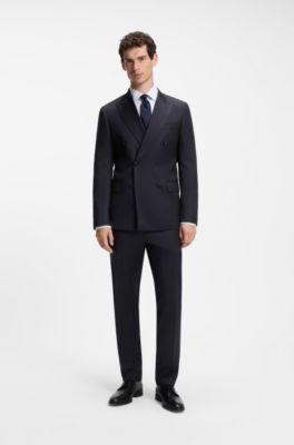 BOSS ONE Pantaloni slim fit, Blu scuro