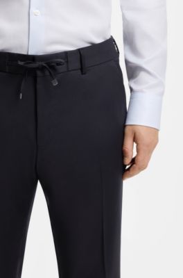BOSS ONE Pantaloni slim fit, Blu scuro