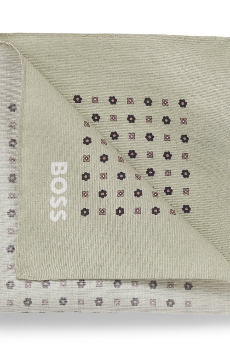 Printed pocket square with logo