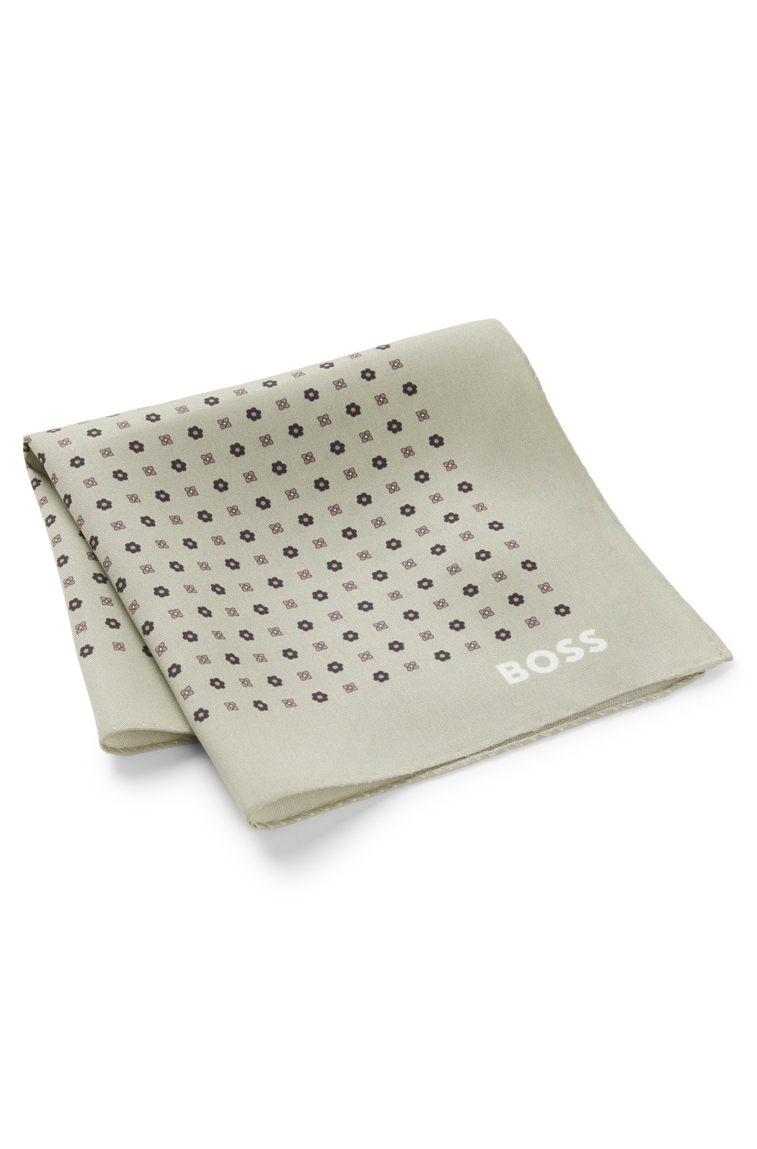 Boss Printed pocket square with logo manschettknappar & slipsnålar herr – bild 2