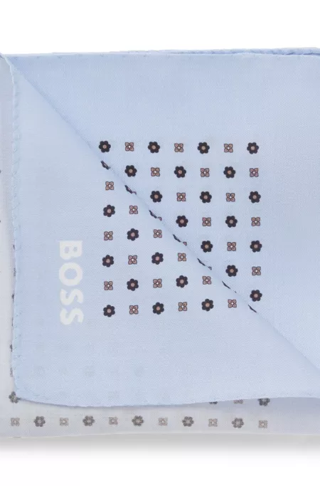 Pañuelo de bolsillo estampado con logo