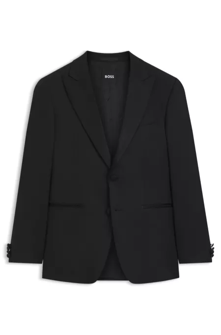 Veste de smoking Slim avec finitions en soie mélangée