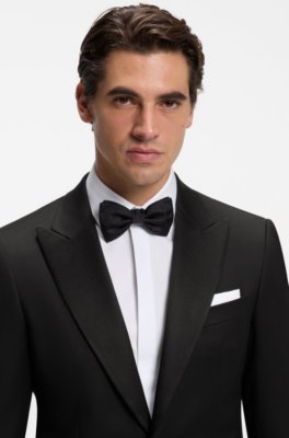 Slim-fit tuxedo jacket with silk-blend trims 3