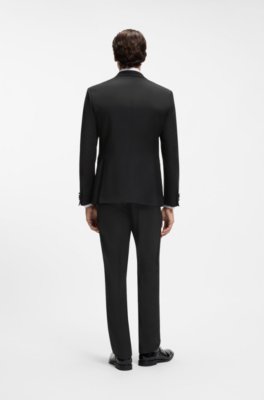 Slim-fit tuxedo jacket with silk-blend trims 2