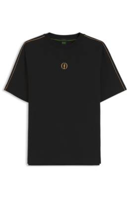 The Open cotton T-shirt with golf graphic 1