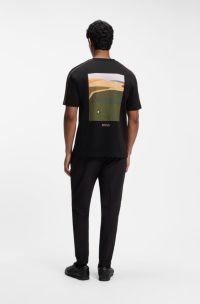 T-shirt in cotone The Open con grafica ispirata al golf, Nero