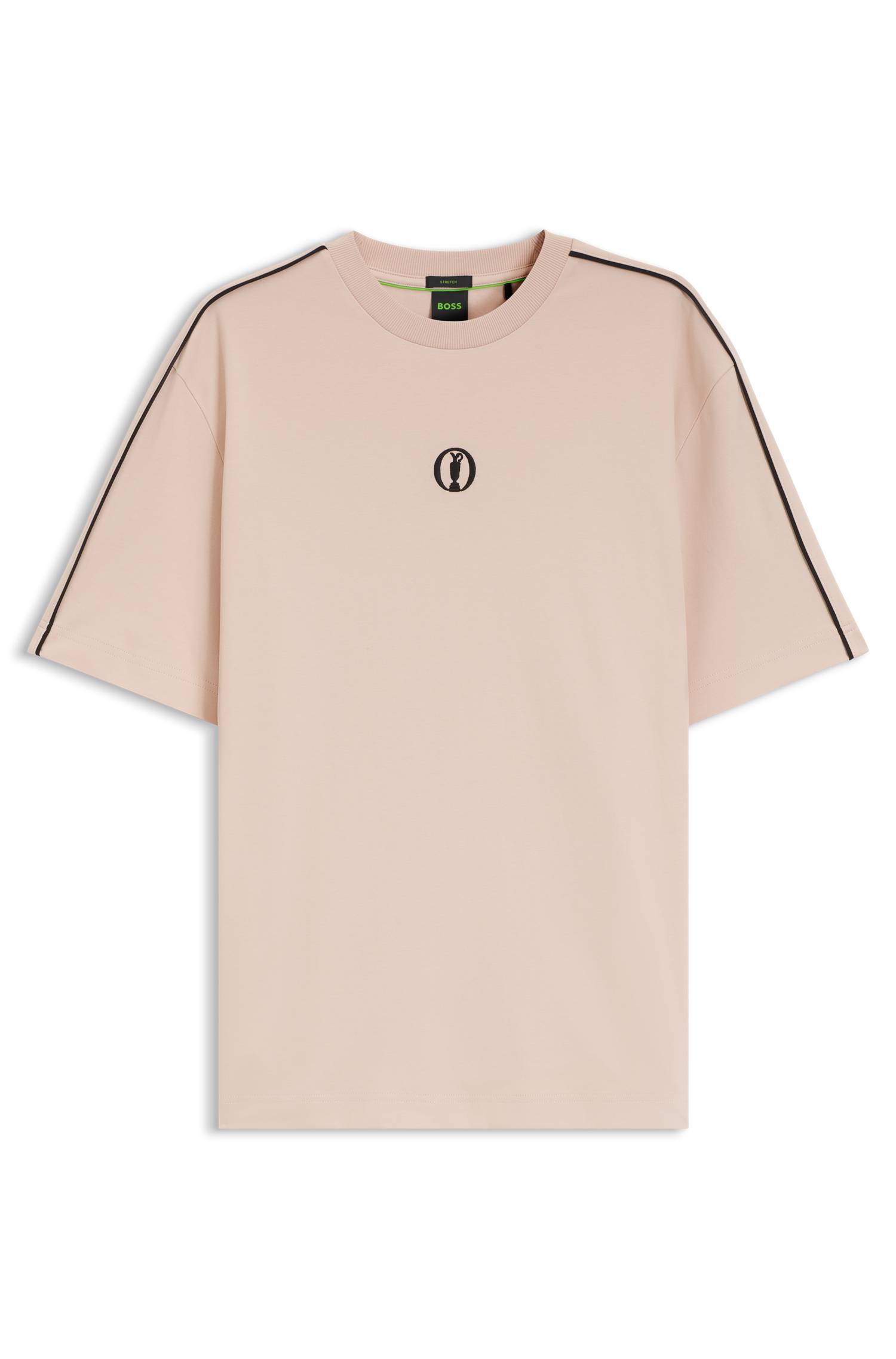 Boss The Open cotton T-shirt with golf graphic herr – bild 4