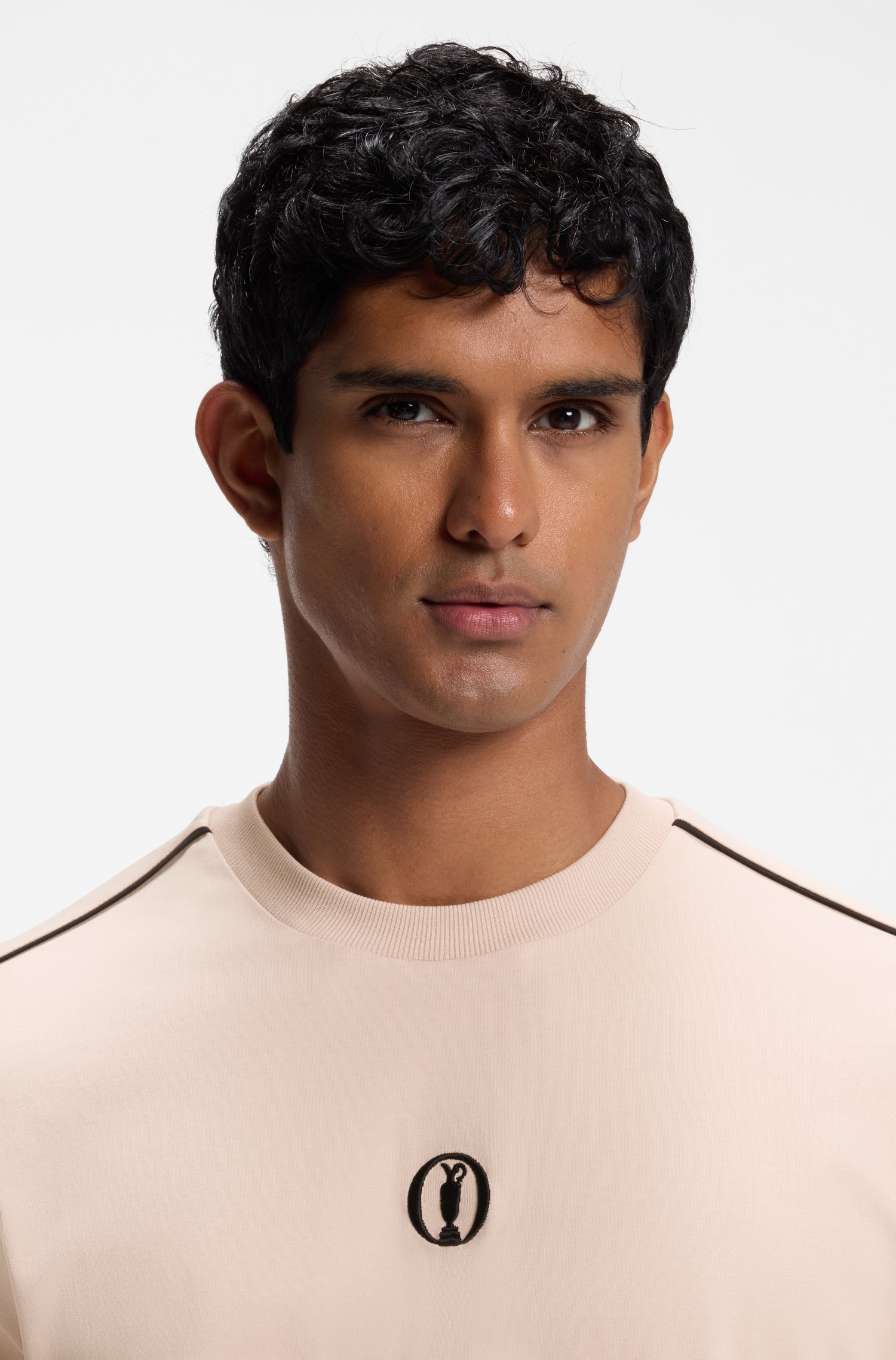 Boss The Open cotton T-shirt with golf graphic herr – bild 2