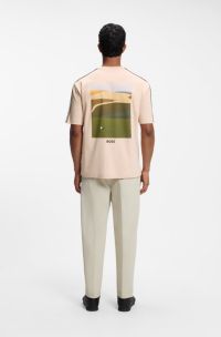 T-shirt en coton The Open &agrave; motif graphique d&rsquo;inspiration Golf, Orange clair