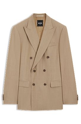 BOSS ONE slim-fit suit jacket in virgin wool