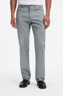 Maine regular-fit trousers in brushed twill