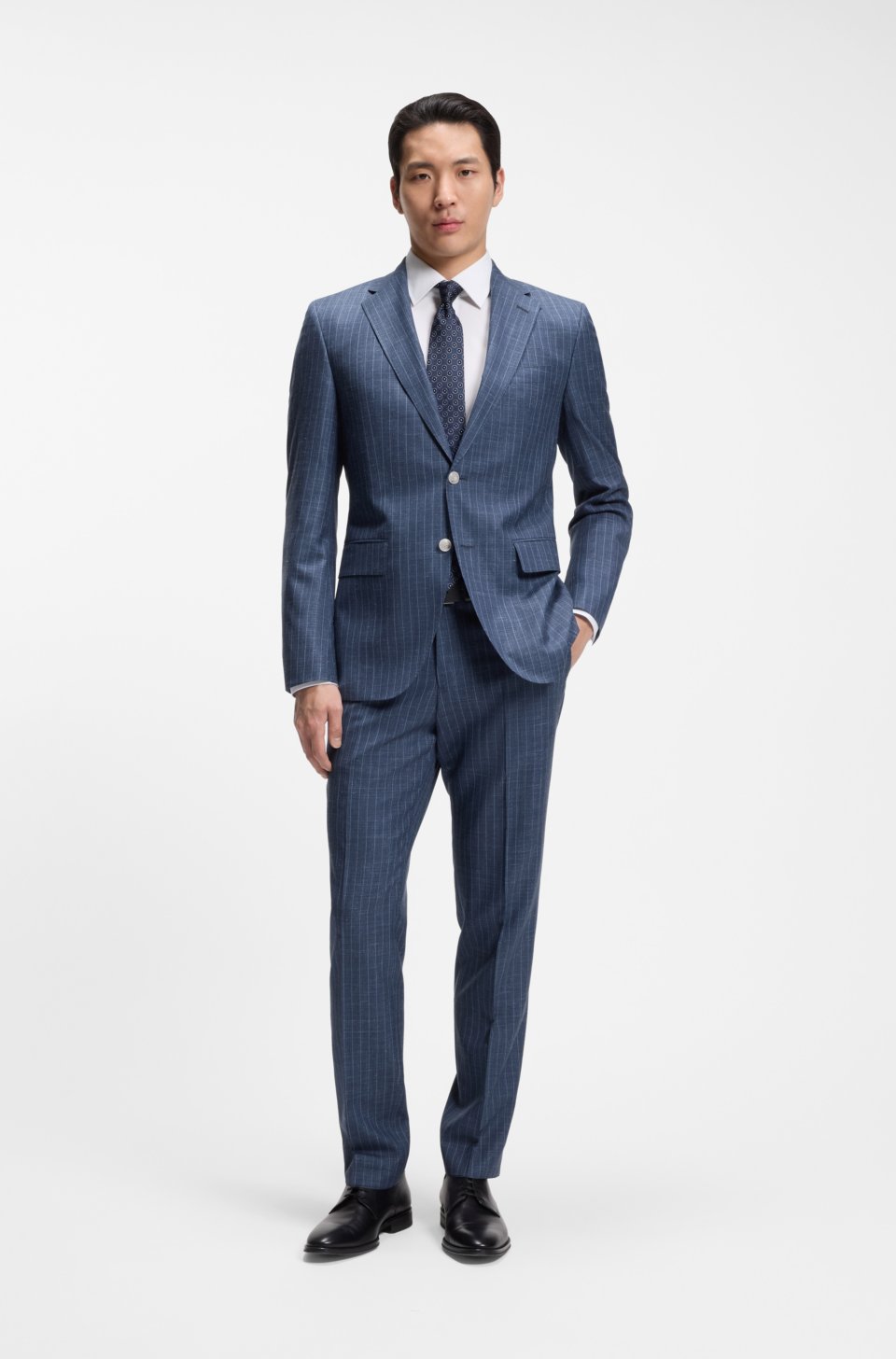 ONE Two-piece regular-fit suit in a wool blend