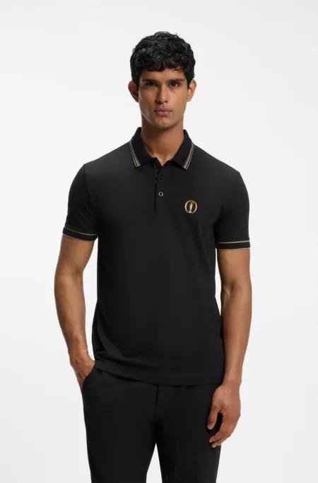The Open Active Paddy polo shirt in performance piqué