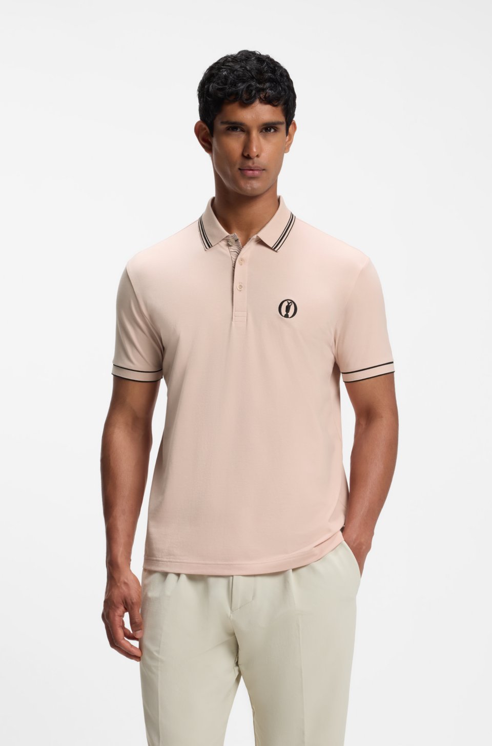 The Open Active Paddy polo shirt in performance piqué