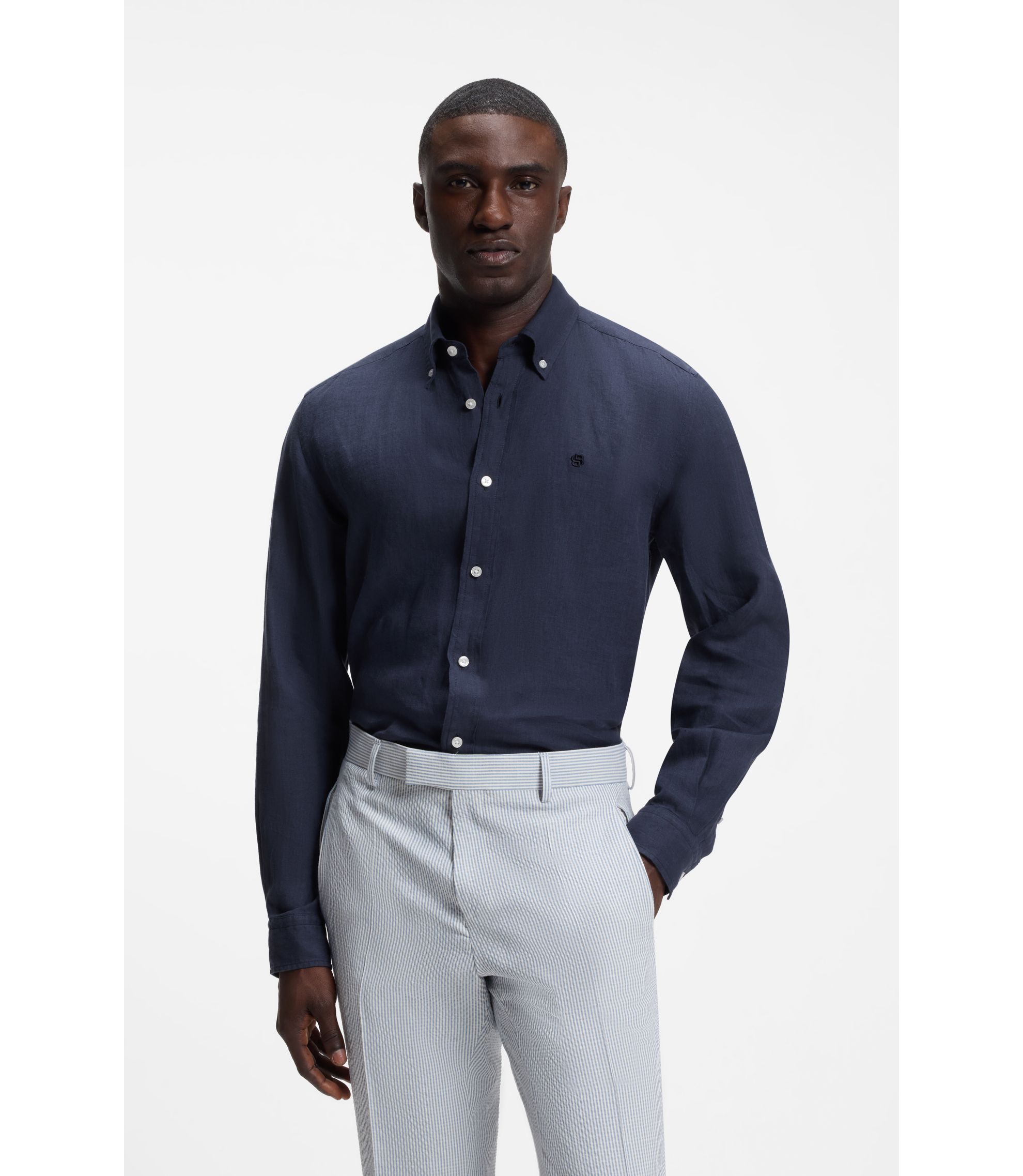 素材：リネン | HUGO BOSS