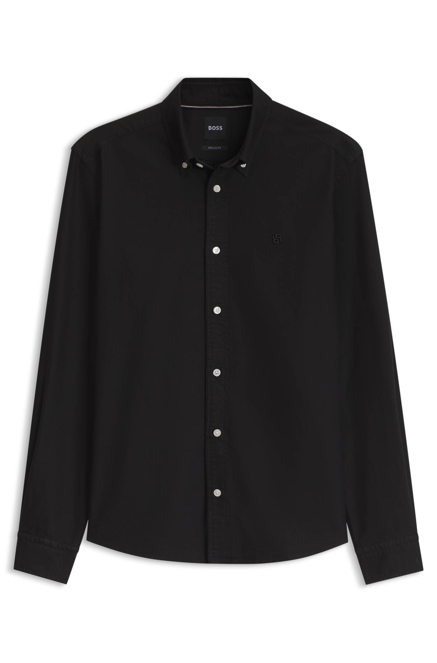 Boss Regular-fit button-down shirt in Oxford cotton skjortor & blusar herr – bild 4