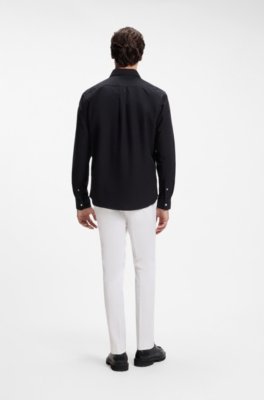 Boss Regular-fit button-down shirt in Oxford cotton oxfordskjortor herr – bild 3