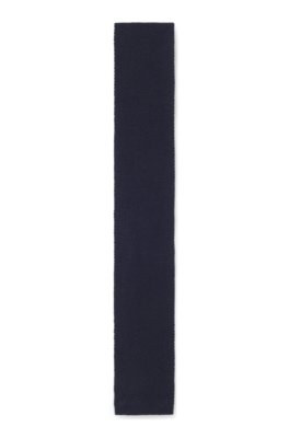 Silk tie in knitted jacquard