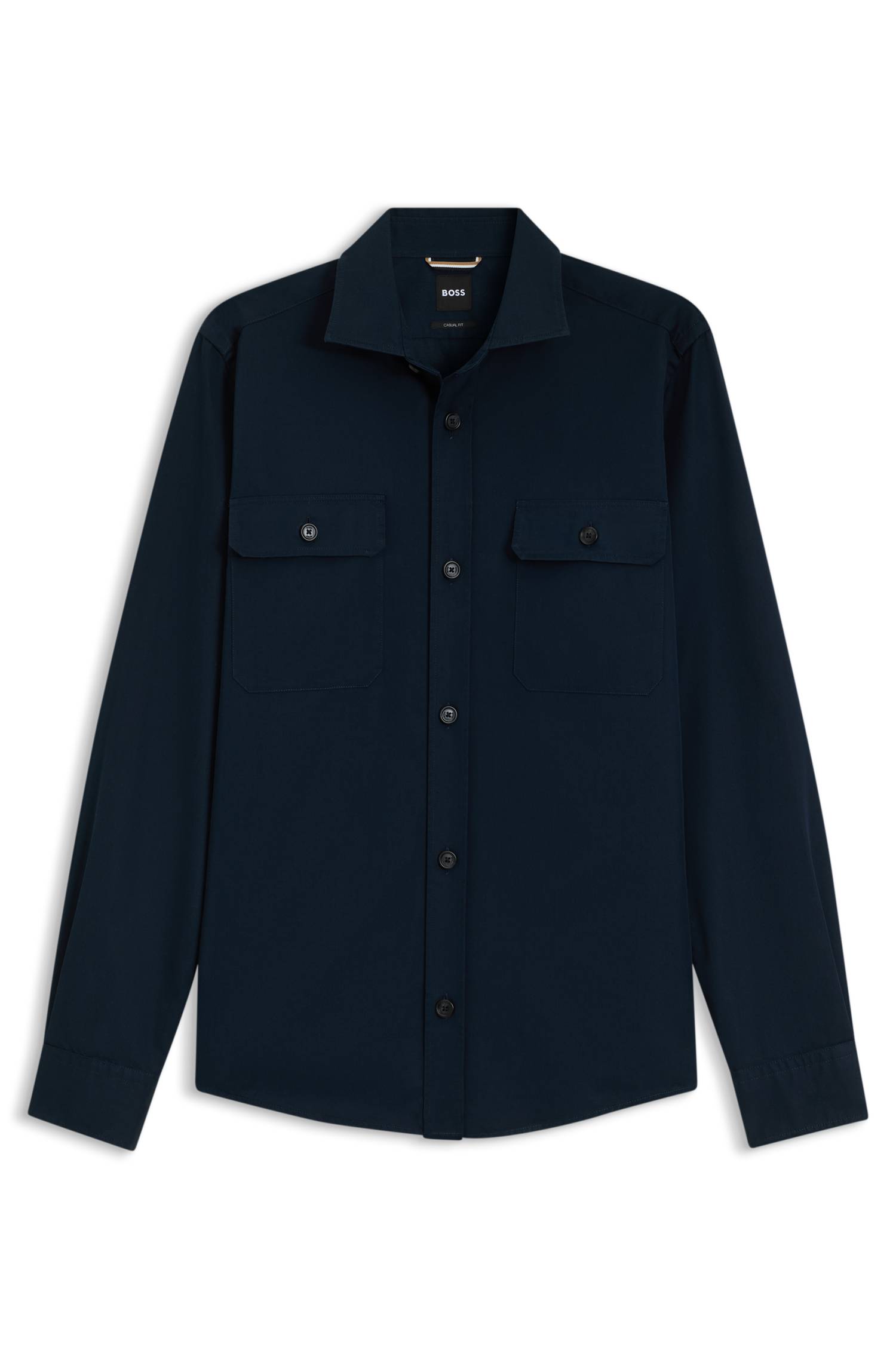 Boss Heritage casual-fit shirt in compact cotton poplin skjortor & blusar herr – bild 4