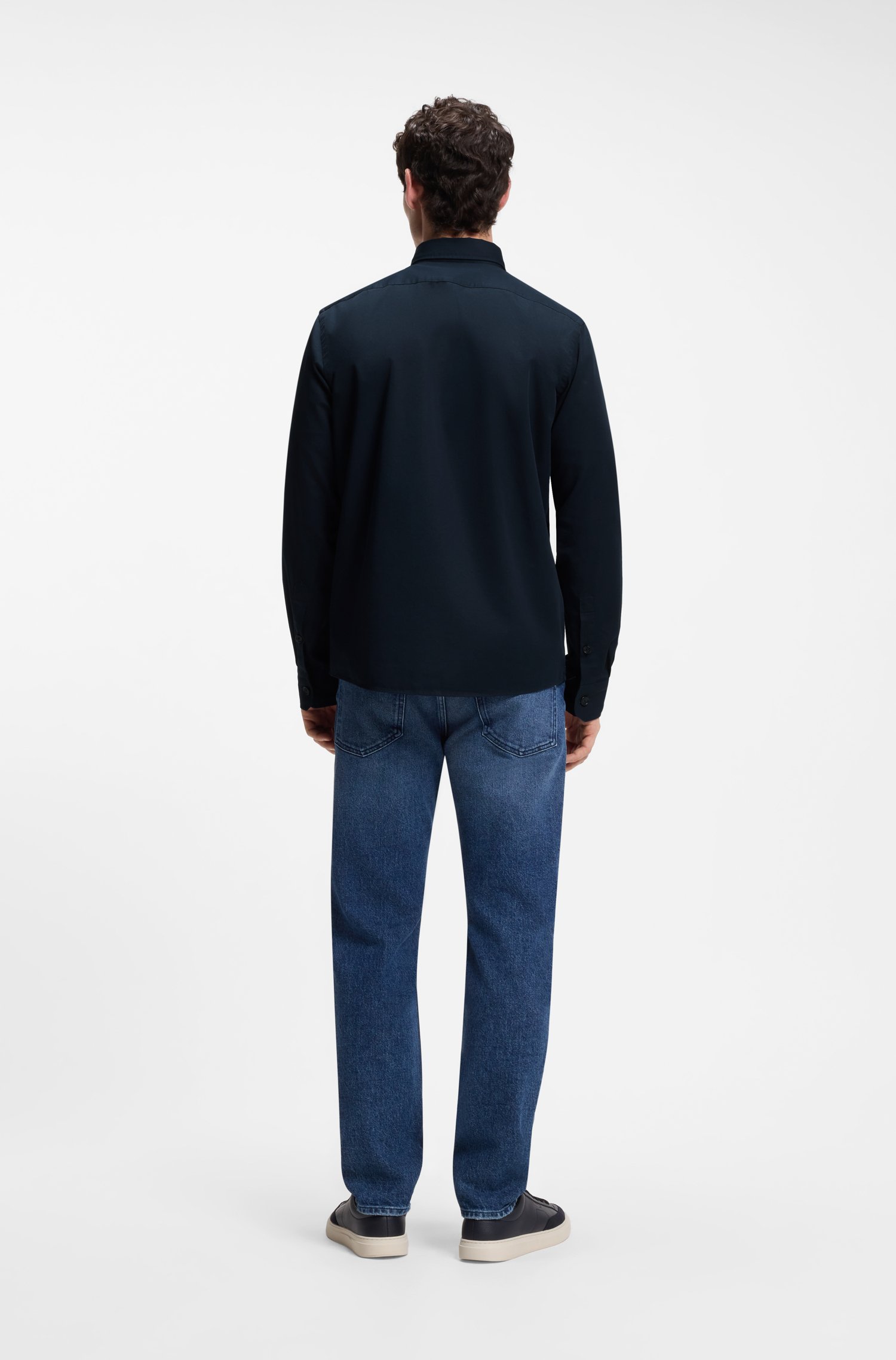 Boss Heritage casual-fit shirt in compact cotton poplin skjortor & blusar herr – bild 3