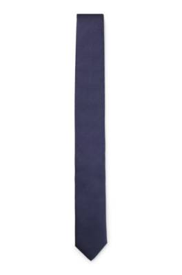 Silk tie with jacquard-woven pattern 1