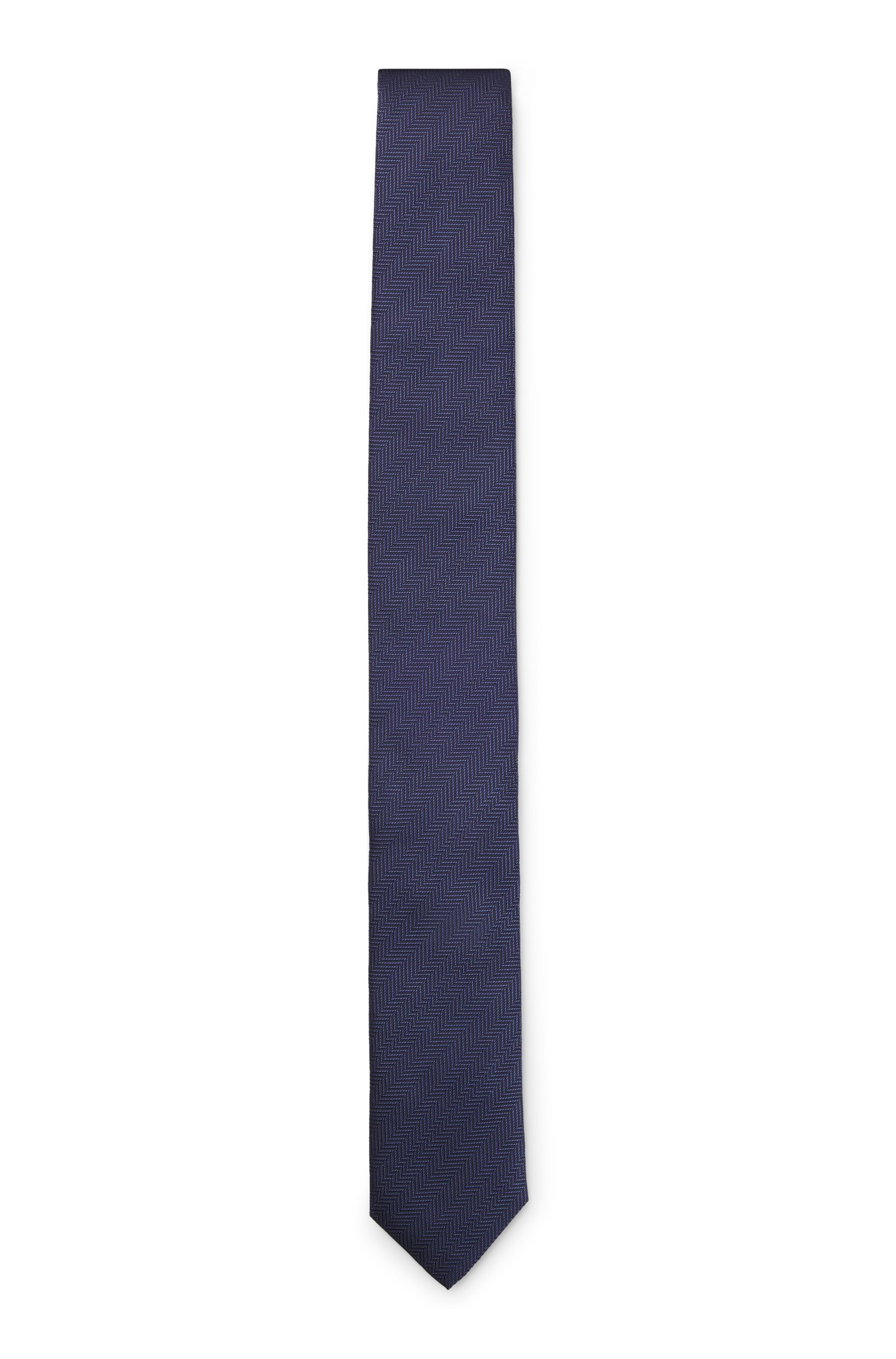 Hugo Silk tie with jacquard-woven pattern slipsar herr