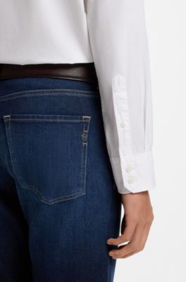 Casual-fit cotton shirt, White