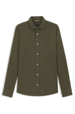 Boss Casual-fit cotton shirt casual skjortor herr – bild 4